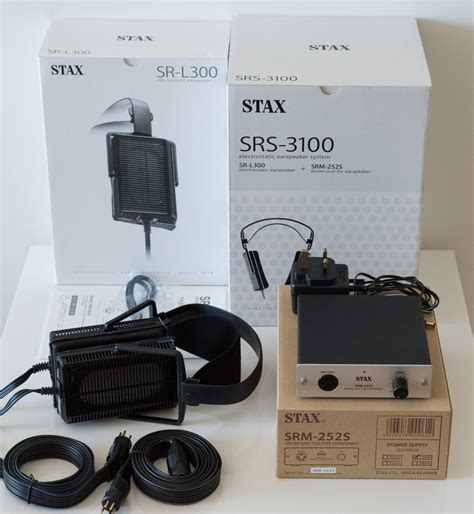 Sold Fs Stax Srs Sr L Ear Speakers And Srm S Energiser