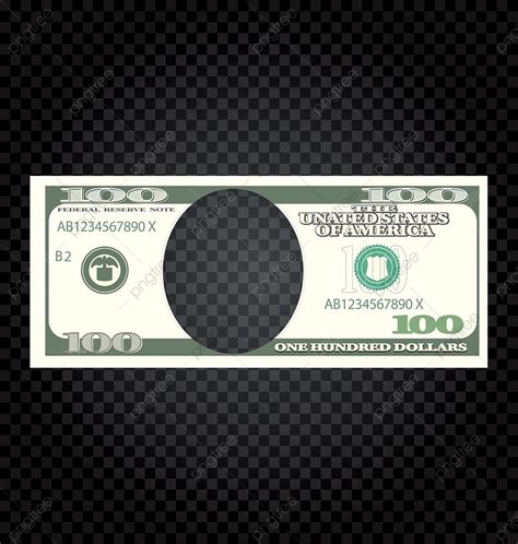 Dollar Banknotes Vector Art PNG One Hundred Dollars Banknote On A