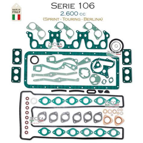 Kit Guarnizioni Motore Serie Cc Paraoli Zucca Ricambi