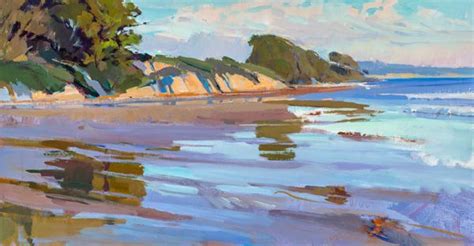 Marcia Burtt Goleta Beach King Tide Acrylic X Southwest Art