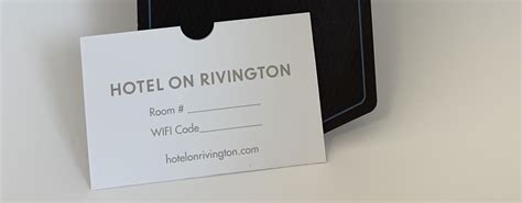 Hotel Key Card Holder - Corcoran Printing