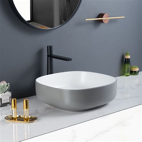 Black Toilet Wash Basin Sink Water Basin Wash Basin Faucet OVS