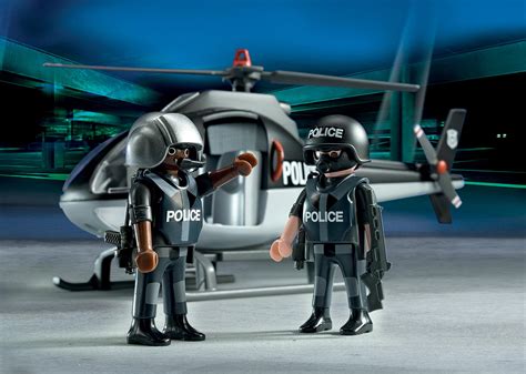 Playmobil Tactical Unit Copter Toys And Games