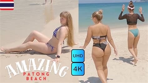 Patong Beach Phuket Beach Thailand 4k Hdr Walking Tour 🇹🇭 34 Youtube