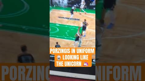 PORZINGIS IN UNIFORM LOOKING LIKE THE UNICORN YouTube