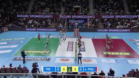 Itas Trentino Vs Sir Susa Vim Perugia VBW SuperLega Match