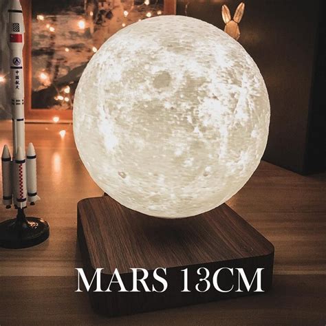 USB Charging 3D Magnetic Levitating LED Touch Night Lamp In Moon Planet