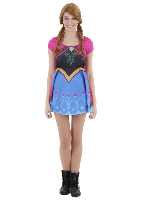 Womens Frozen I Am Anna Skater Dress