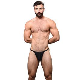 Andrew Christian Competition Mesh Slut Thong W Almost Naked 93043 Black Mens Underwear