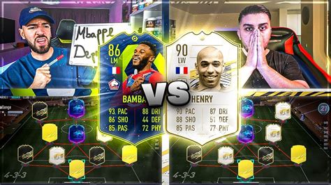 FIFA 21 POTM BAMBA Vs ICON HENRY SQUAD BUILDER BATTLE Wakez Vs Seko