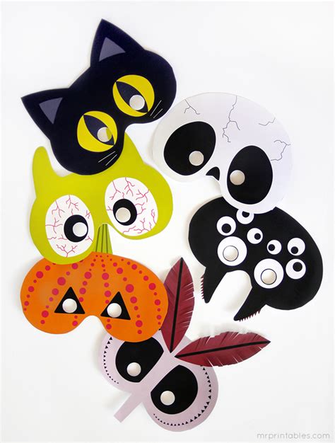 Printable Halloween Masks