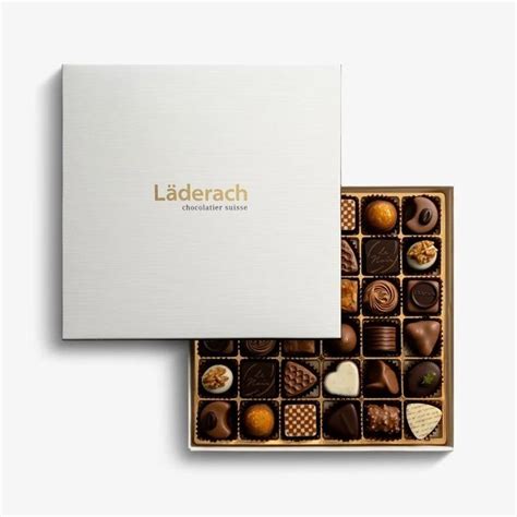 Pralines Gift Box 36 pcs | Läderach Chocolatier Suisse