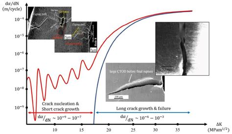 Short And Long Crack Growth Stages Up To Fatigue Failure In Respect To Download Scientific