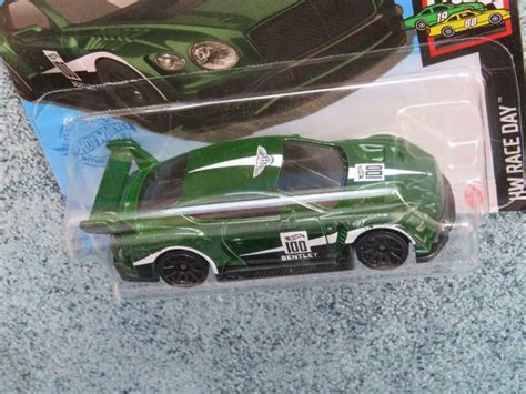 Hot Wheels Bentley Continental GT Dark Green HW Race Day Etsy