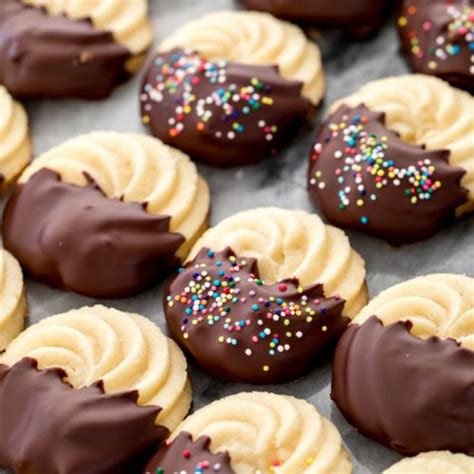 Butter Cookies That Are Simple To Make Crisp Buttery Cookies With Melt