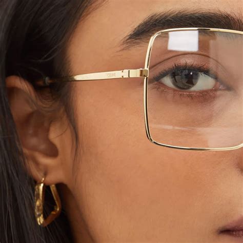 Celine Eyewear Brampton Celine Square Metal Glasses