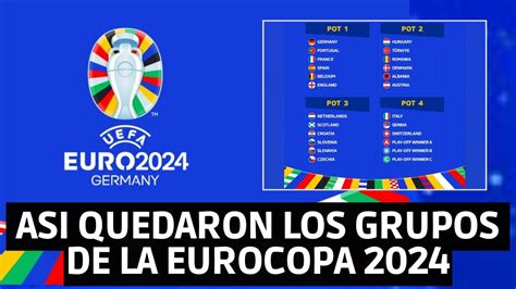 Así quedaron los grupos de la Eurocopa de Alemania 2024