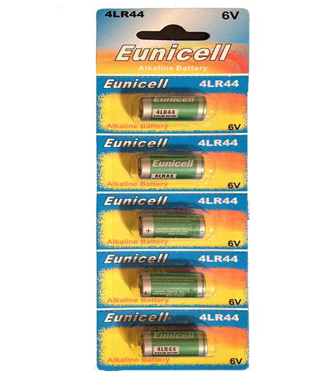 5 X Eunicell 4LR44 A544 6V Alkaline Batteries Aussiebatt