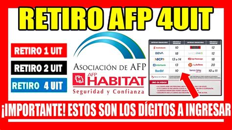 🌞retiro Afp 4uit I Último Minuto Afp Habitat Te Explica Los DÍgitos