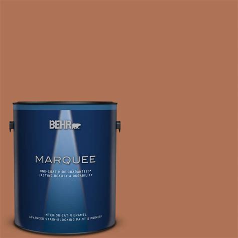 Behr Marquee Gal Ppu Glazed Pot Satin Enamel Interior Paint