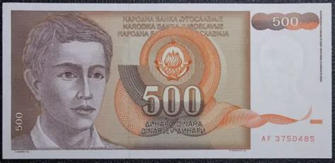 Yougoslavie Yugoslavia Billet De Dinara P Neuf Unc