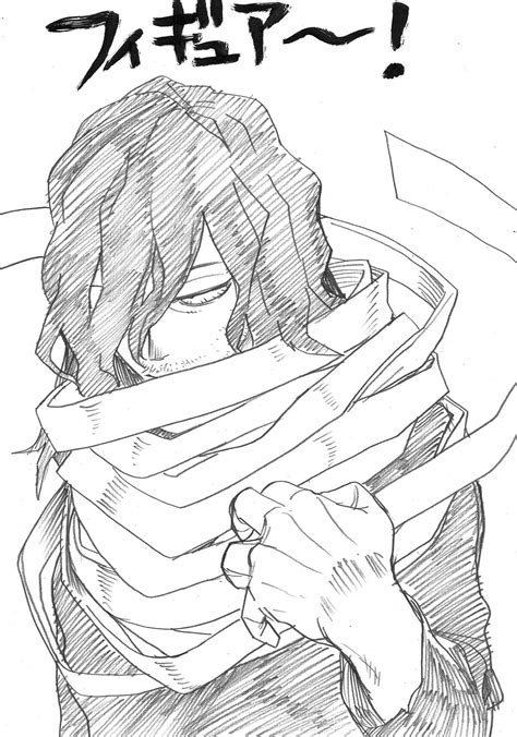 Horikoshi Sketch For The New Aizawa Figure Rbokunoheroacademia