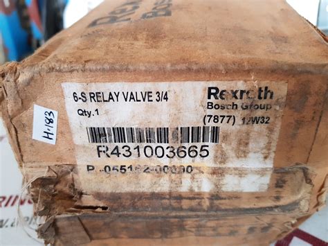 Rexroth Pcp S Relay Valve R Aeliya Marine