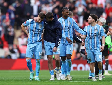 Manchester United Collapses But Coventrys Stunning Fa Cup Comeback Spoiled By Inch Tight Call