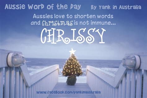 Yank In Australia Christmas In Australia Word Of The Day Aussie