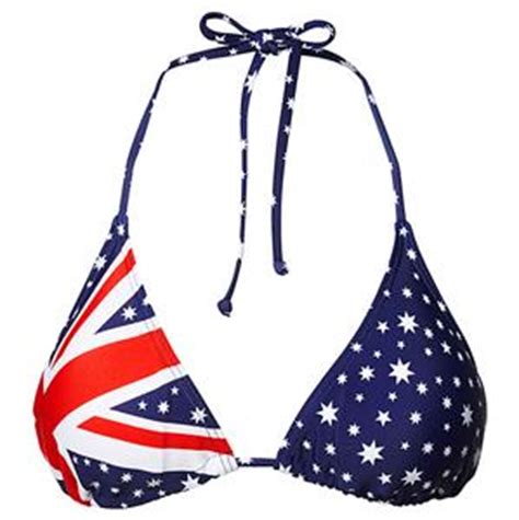 BLUE TARGET AUSTRALIA DAY FLAG BIKINI RRP 22 Size 10 EBay