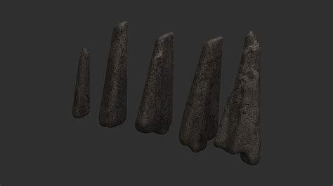 Free Rock Spires - Base 3D Model - TurboSquid 2048063