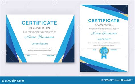 Modern and Professional Academic Certificate of Appreciation Award ...