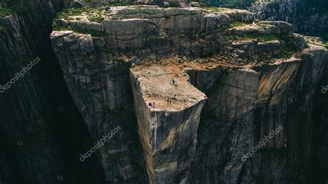 Cliff Preikestolen at Norway Stock Photo by ©Photo_life 123593904