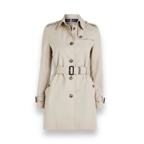 Abrigo Trench Mujer Tommy Hilfiger La Maleta Por El Mundo