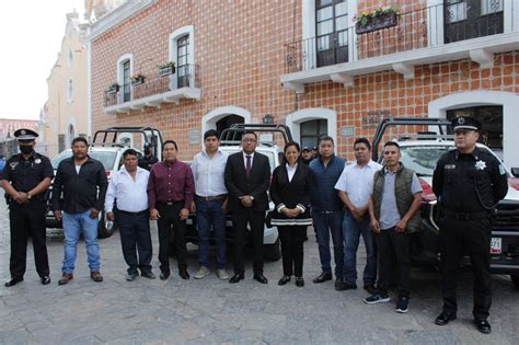 Ariadna Ayala Entrega Patrullas Nuevas A Presidentes Auxiliares En Atlixco