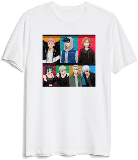 Camiseta Camisa Jujutsu Kaisen Goju Satoru Anime Personagens