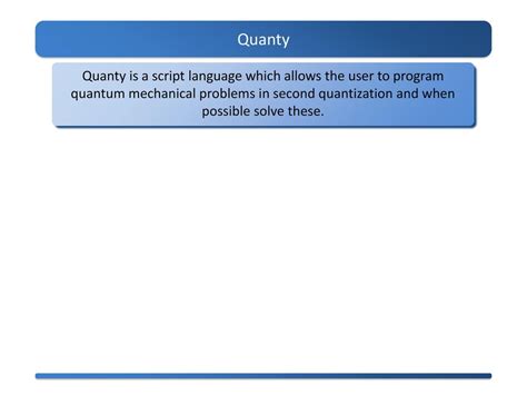 Tutorial on Quanty at ESRF Intro - ppt download
