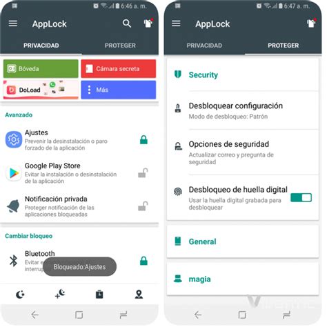 5 Mejores Apps Para Bloquear Aplicaciones En Android Pin Huella Patron