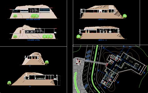 Museo Mirador En Autocad Librer A Cad