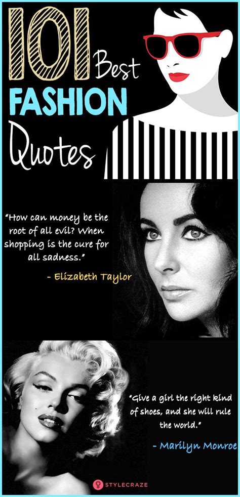 101 Best Fashion Quotes That Are Iconic And Inspirational Fashion