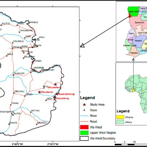 Map of Wa West District Source: Ghana geological survey. | Download Scientific Diagram