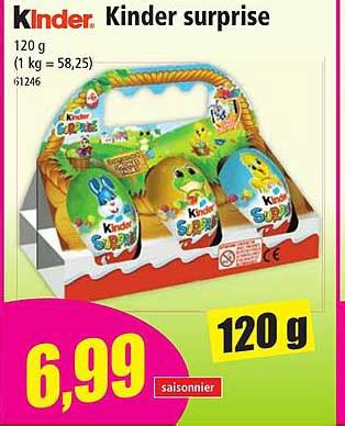 Promo Kinder Kinder Surprise Chez Norma Icatalogue Fr