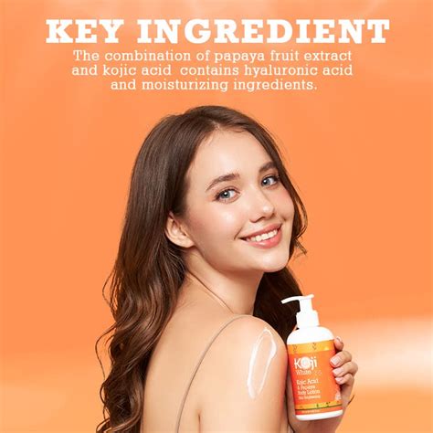 Koji White Kojic Acid And Papaya Skin Brightening Body Lotion Bodytonix