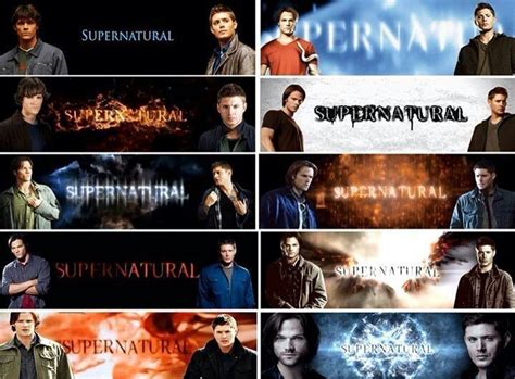 Supernatural Title Cards Supernatural Amino