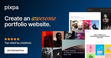 Create Your Awesome Portfolio Website Pixpa