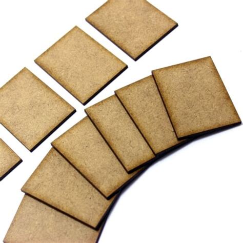 70mm X 50mm Wargame Bases 2mm Mdf Pack Of 10 Rpg War Game 50mm X