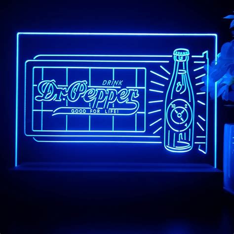 Dr Pepper 10 2 4 Bottle Neon Pub Bar Sign Led Lamp Pro Led Sign