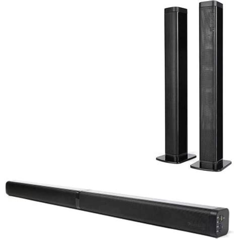 40W Amovible Soundbar Haut Parleur TV Barres De Son Sans Fil Bluetooth