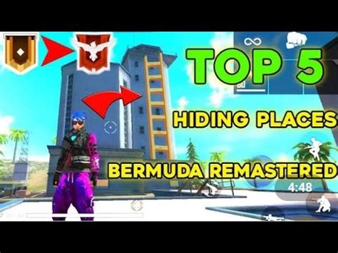 BERMUDA REMASTERED HIDING PLACES FREE FIRE HIDDEN PLACES F MOUS G