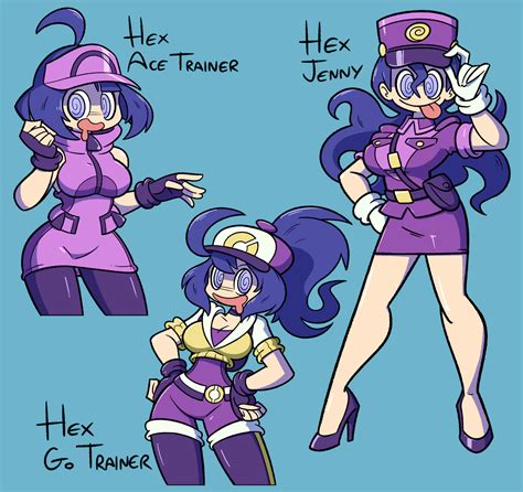 Hex Maniac Female Protagonist Ace Trainer And Jenny Pokemon And 5